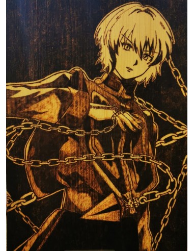 Legno Pirografato - Kurapika - HUNTER X HUNTER