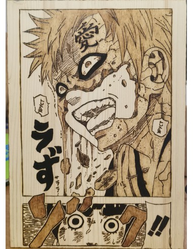 Legno Pirografato - Naruto: Shippuden - GAARA